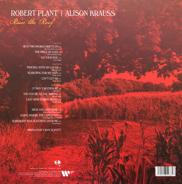 Robert Plant | Alison Krauss : Raise The Roof (2xLP, Album, Ltd, Red)