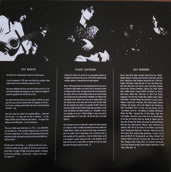 The Tea Party : The Tea Party (Remastered Edition) (2xLP, Album, RE, RM, Red)