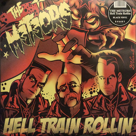 The Meteors (2) : Hell Train Rollin (LP, Album, RE)