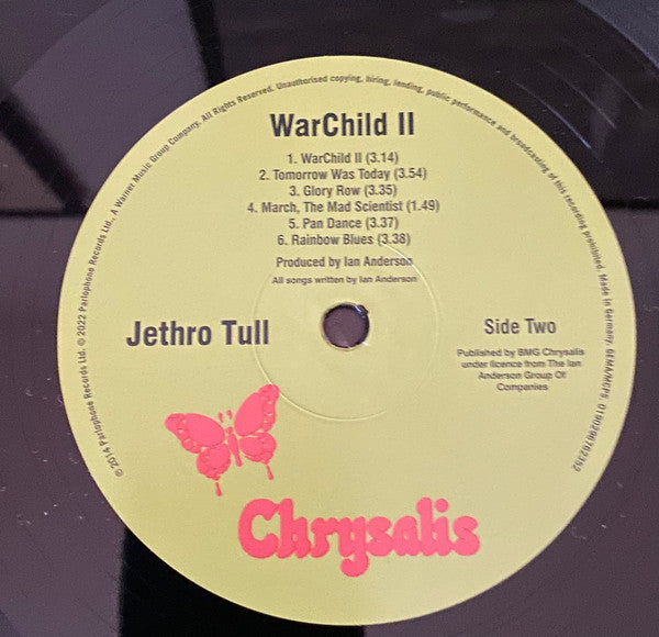 Jethro Tull : WarChild II (LP, Album)