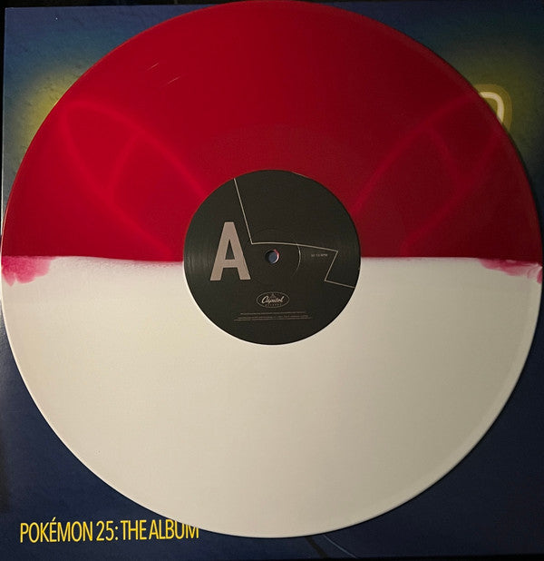 Various : Pokémon 25: The Album  (LP, Album, Comp, Ltd, Red)
