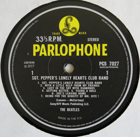 The Beatles : Sgt. Pepper's Lonely Hearts Club Band (LP, Album, RE, RM, Rem)
