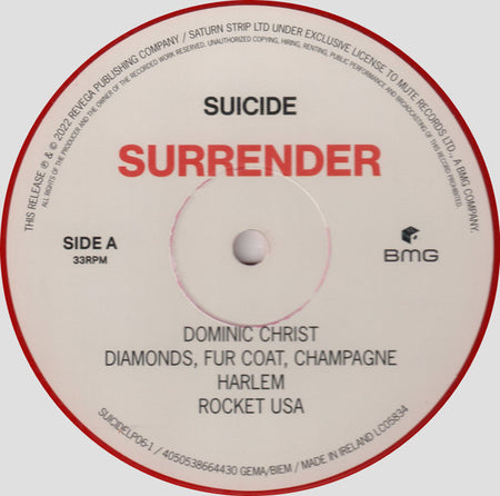 Suicide : Surrender (2xLP, Comp, Ltd, Red)