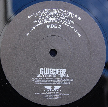 Gluecifer : Automatic Thrill (LP, Album)
