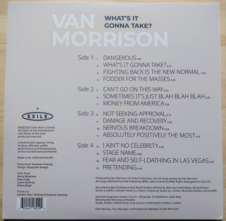 Van Morrison : What's It Gonna Take? (2xLP, Album, Ltd, Gre)