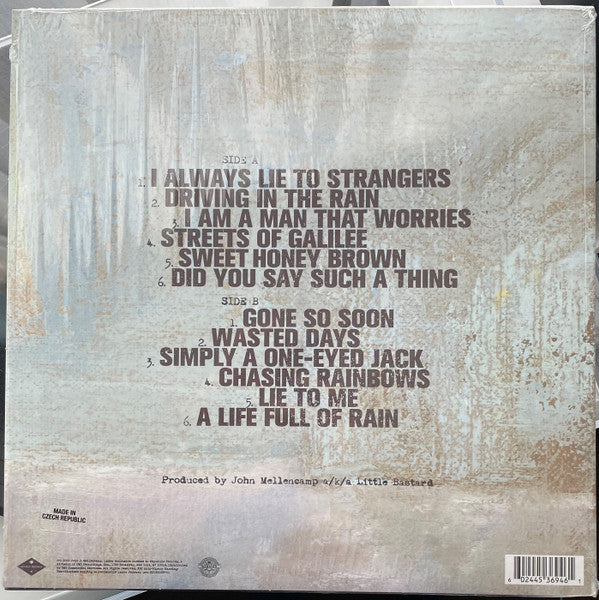 John Mellencamp* : Strictly A One-Eyed Jack (LP, Album, 180)