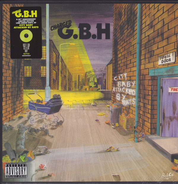 Charged G.B.H* : City Baby Attacked By Rats (LP, Album, RSD, Ltd, RE, Lim)