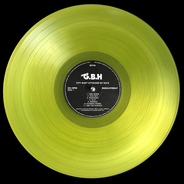 Charged G.B.H* : City Baby Attacked By Rats (LP, Album, RSD, Ltd, RE, Lim)