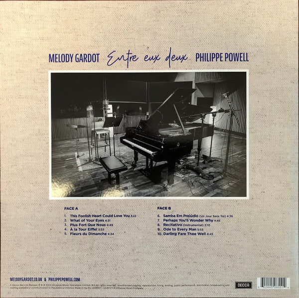 Melody Gardot, Philippe Baden Powell : Entre Eux Deux (LP, Album, Gat)