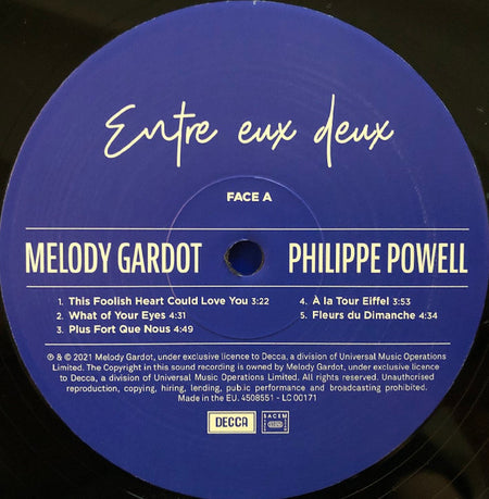 Melody Gardot, Philippe Baden Powell : Entre Eux Deux (LP, Album, Gat)