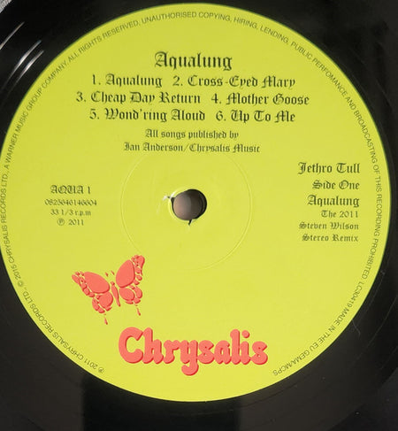 Jethro Tull : Aqualung (The 2011 Steven Wilson Stereo Remix) (LP, Album, RE, Gat)