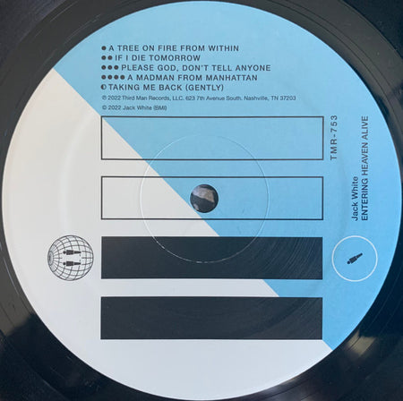 Jack White (2) : Entering Heaven Alive (LP, Album)