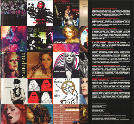Madonna : Finally Enough Love (2xLP, Comp, RM, Red)