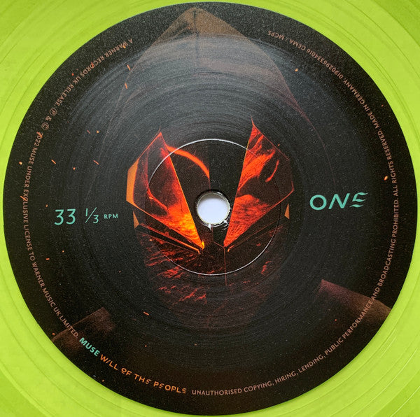 Muse : Will Of The People (LP, Album, Ltd, Yel)