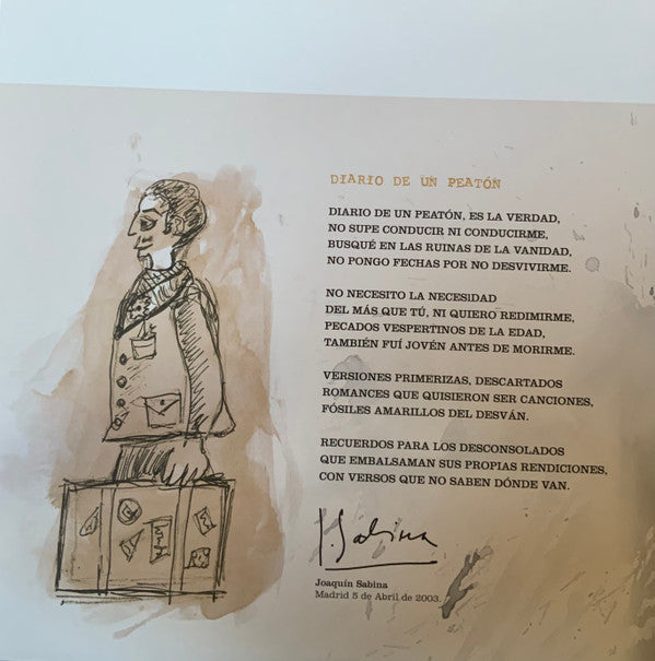 Joaquín Sabina : Diario De Un Peatón (3xLP, Album, RE)