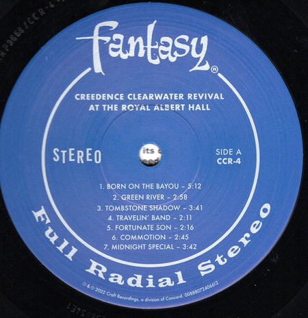 Creedence Clearwater Revival : At The Royal Albert Hall (April 14, 1970) (LP, Album)