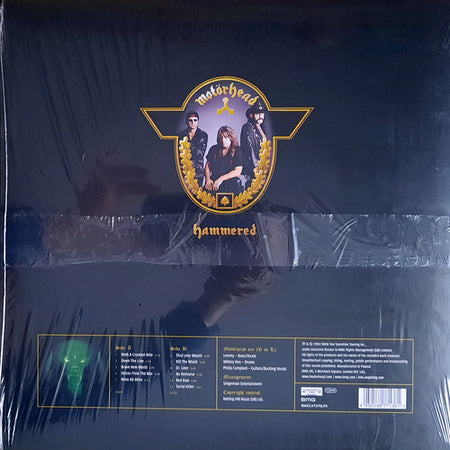 Motörhead : Hammered (LP, Album, Ltd, RE, Yel)