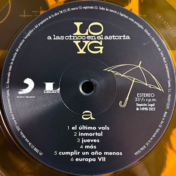 La Oreja De Van Gogh : A Las Cinco En El Astoria (LP, Album, RE, Amb)