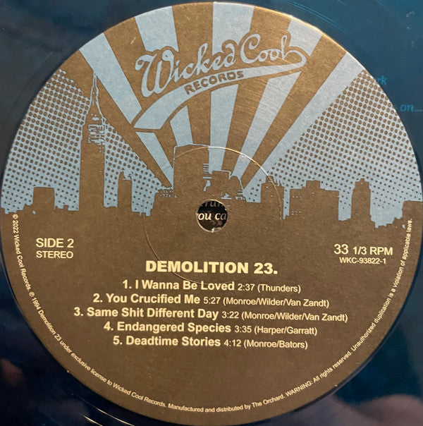 Demolition 23. : Demolition 23. (LP, Album, RE, RM, Blu)
