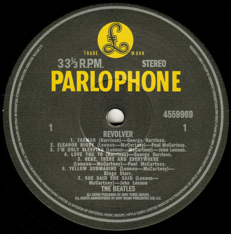 The Beatles : Revolver  (LP, Album, RE, Rem)