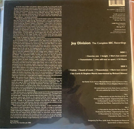 Joy Division : The Complete BBC Recordings (LP, Comp, RE, Unofficial, Gol)