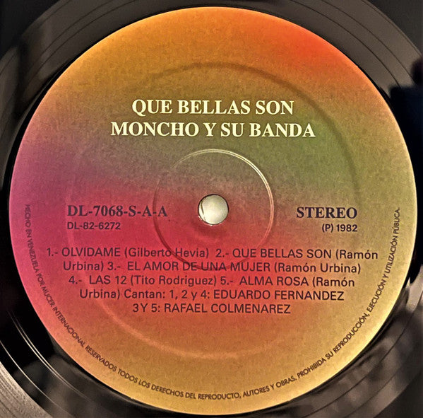 Moncho Y Su Banda : Que Bellas Son (LP, Album, RE)