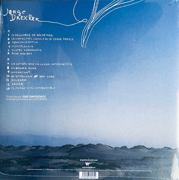 Jorge Drexler : 12 Segundos De Oscuridad (LP, Album, RE + CD, Album, RE)