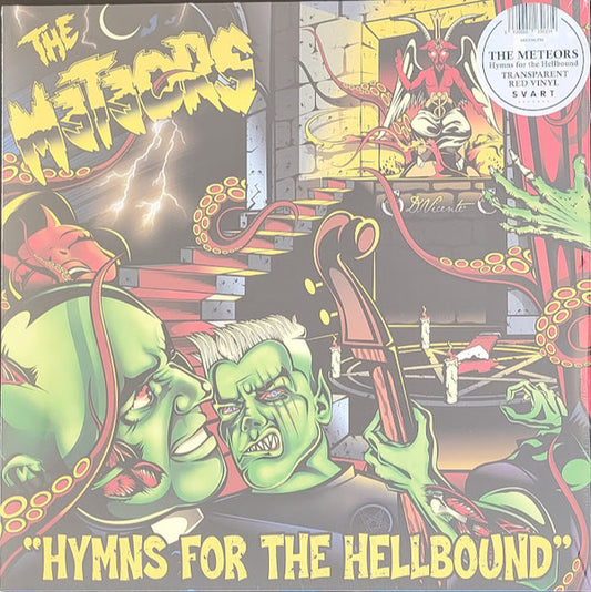 The Meteors (2) : Hymns For The Hellbound (LP, Album, RE, Red)