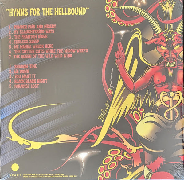 The Meteors (2) : Hymns For The Hellbound (LP, Album, RE, Red)