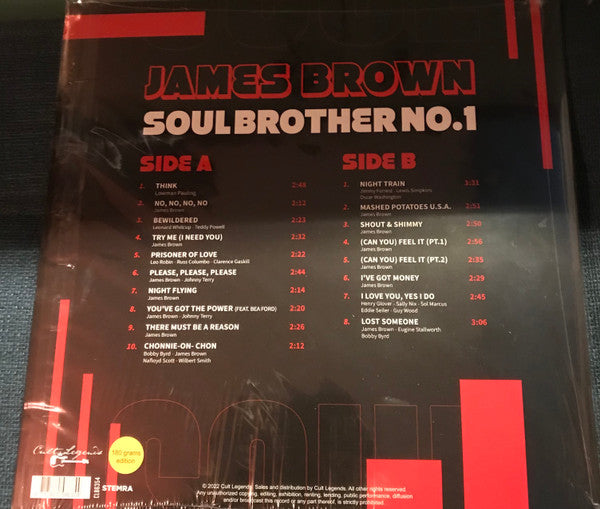 James Brown : Soul Brother No.1 (LP, Comp, Unofficial)