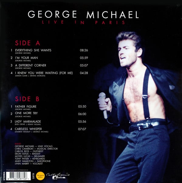George Michael : Live In Paris (LP, Unofficial, 180)