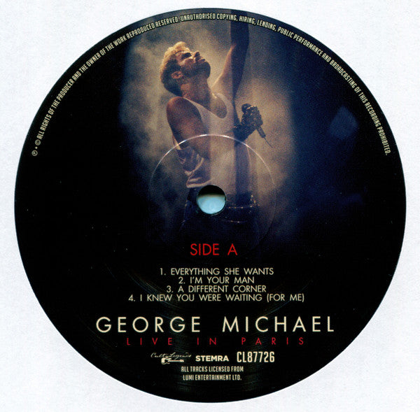 George Michael : Live In Paris (LP, Unofficial, 180)