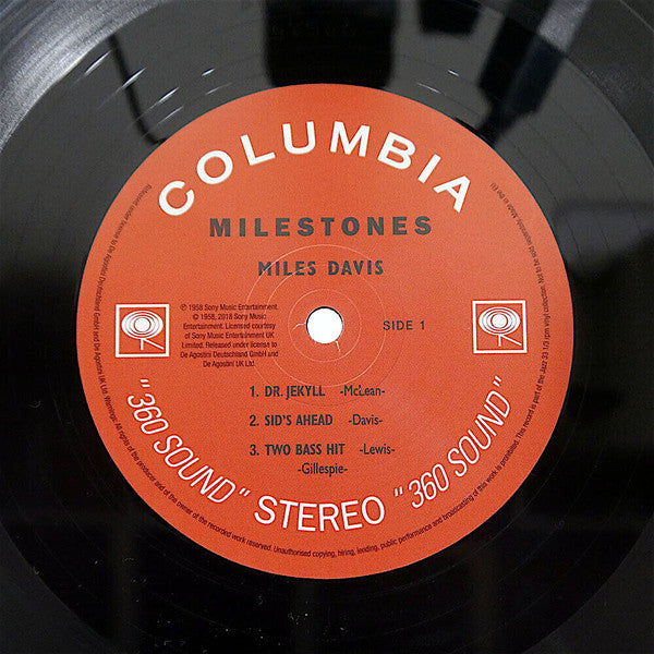 Miles Davis : Milestones....Miles Davis (12", Album, RE, 180)