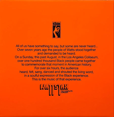 Various : Wattstax ‘72 The Complete Concert (10xLP + Box, Ltd)