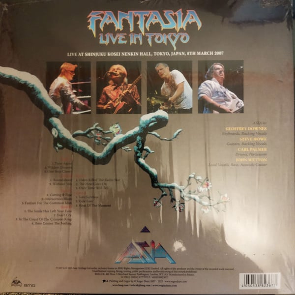 Asia (2) : Fantasia - Live In Tokyo (3xLP, Album)