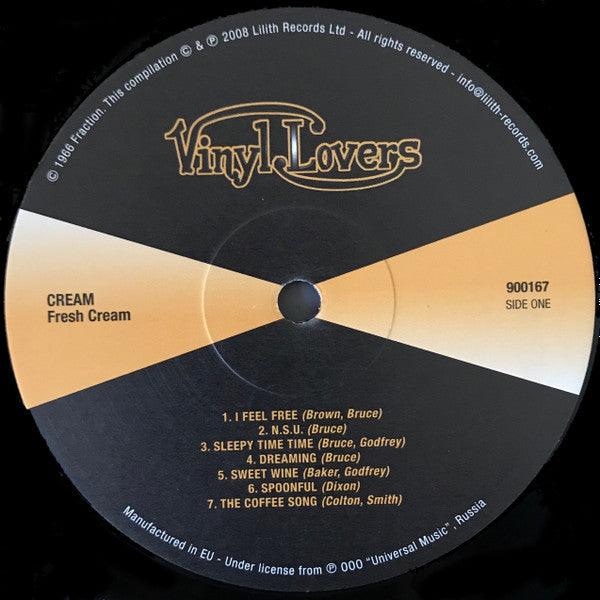 Cream (2) : Fresh Cream (LP, Album, Comp, 180)