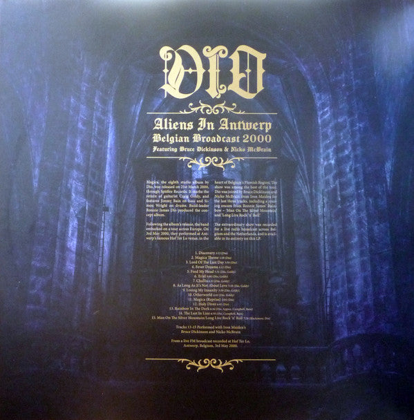 Dio (2) : Aliens In Antwerp Belgian Broadcast 2000 (2xLP, Album, Unofficial)