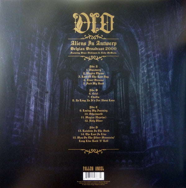 Dio (2) : Aliens In Antwerp Belgian Broadcast 2000 (2xLP, Album, Unofficial)
