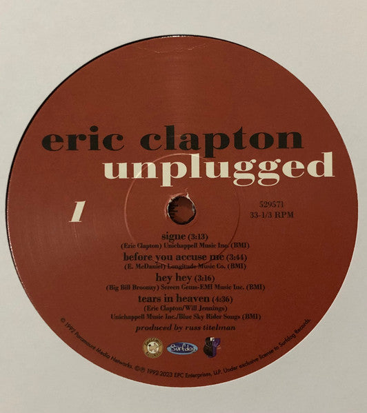 Eric Clapton : Unplugged (2xLP, Album, RE, 180)