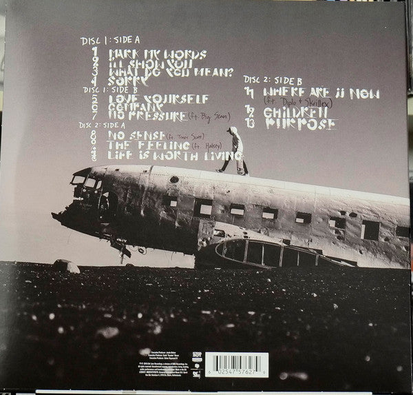 Justin Bieber : Purpose (2xLP, Album, Dlx, RP, 180)