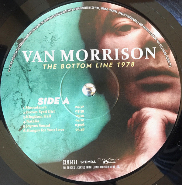 Van Morrison : The Bottom Line 1978 (LP, Unofficial)