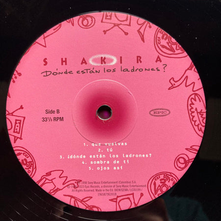 Shakira : Dónde Están Los Ladrones? (LP, Album, RE, Gat)