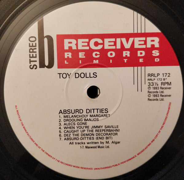 The Toy Dolls* : Absurd-Ditties (LP, Album)