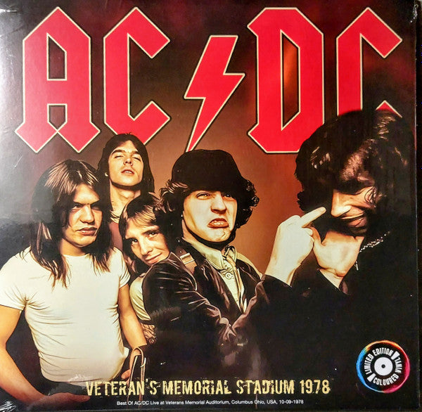 AC/DC : Veteran's Memorial Stadium 1978 (LP, Ltd, Unofficial, Red)