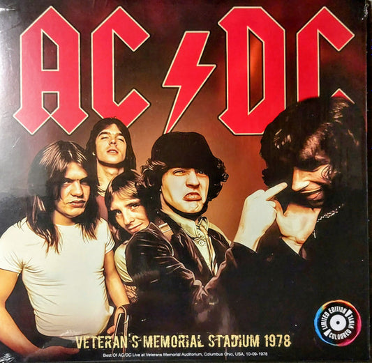 AC/DC : Veteran's Memorial Stadium 1978 (LP, Ltd, Unofficial, Red)
