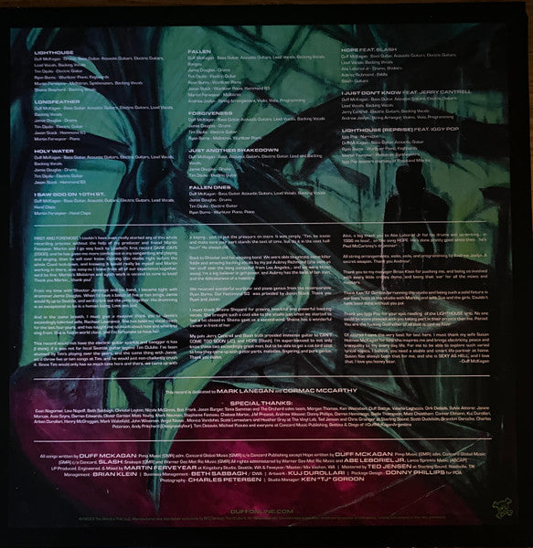 Duff McKagan : Lighthouse (LP, Album, Ltd, S/Edition, Gre)