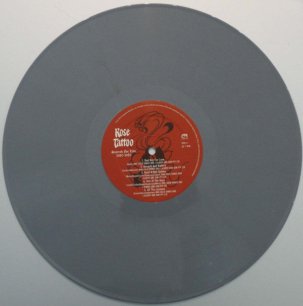 Rose Tattoo : Scarred For Live 1980-1982 (LP, Comp, Ltd, RE, Sil)