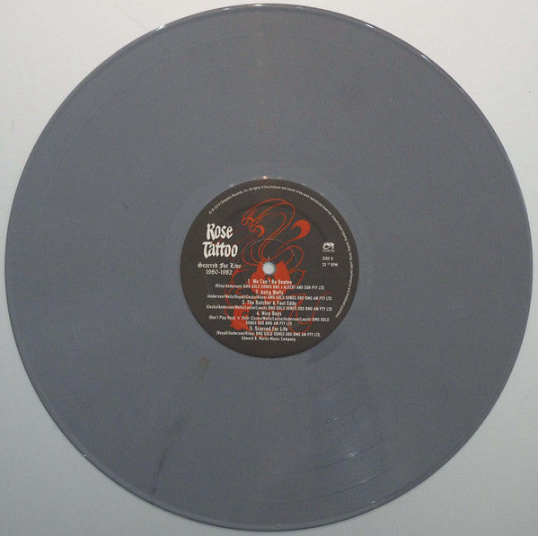 Rose Tattoo : Scarred For Live 1980-1982 (LP, Comp, Ltd, RE, Sil)