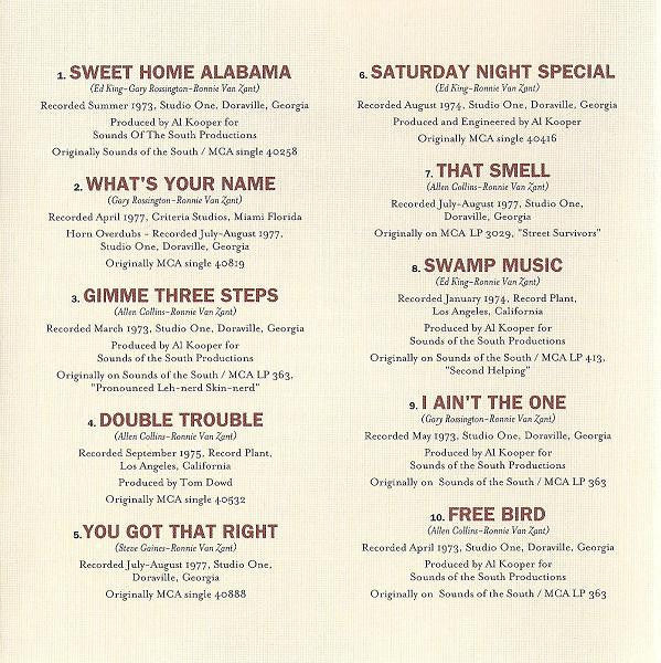 Lynyrd Skynyrd : The Best Of Lynyrd Skynyrd (CD, Comp, RM)