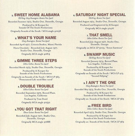 Lynyrd Skynyrd : The Best Of Lynyrd Skynyrd (CD, Comp, RM)